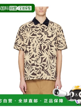 SACAI 男士衬衫 2403299M638 SS2024 花色 Leaf 印花衬衫