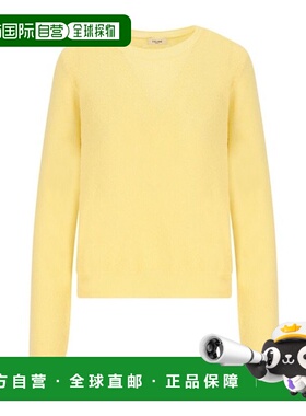 CELINE 男士针织衫 RY0EK092511PY AW2025 黄色 针织衫长袖男装