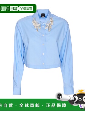 PINKO 女士衬衫 105620A2EUE82 AW2025 蓝色 Light Blue Caffelat