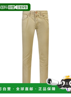 INCOTEX 男士休闲裤 BDPS000306510V417 AW2024 浅棕色