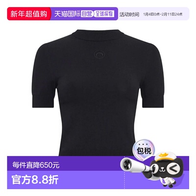 1h可退 潮奢 Marine Serre 女士 短袖套头衫 WTK053ACKNI0533