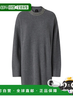 PINKO 女士针织衫 105746A2S4II2 AW2025 灰色 Ask Wool Blend Kn