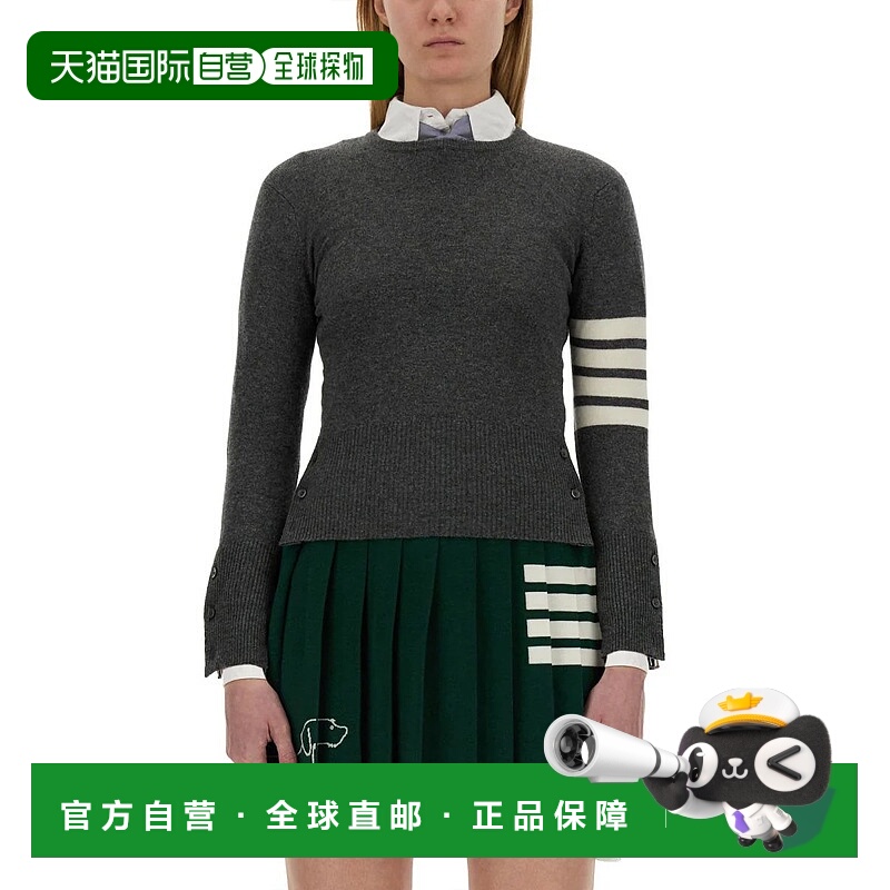 1h可退 THOM BROWNE 女士针织毛衣 FKA001A00011035-9 SS2024羊绒