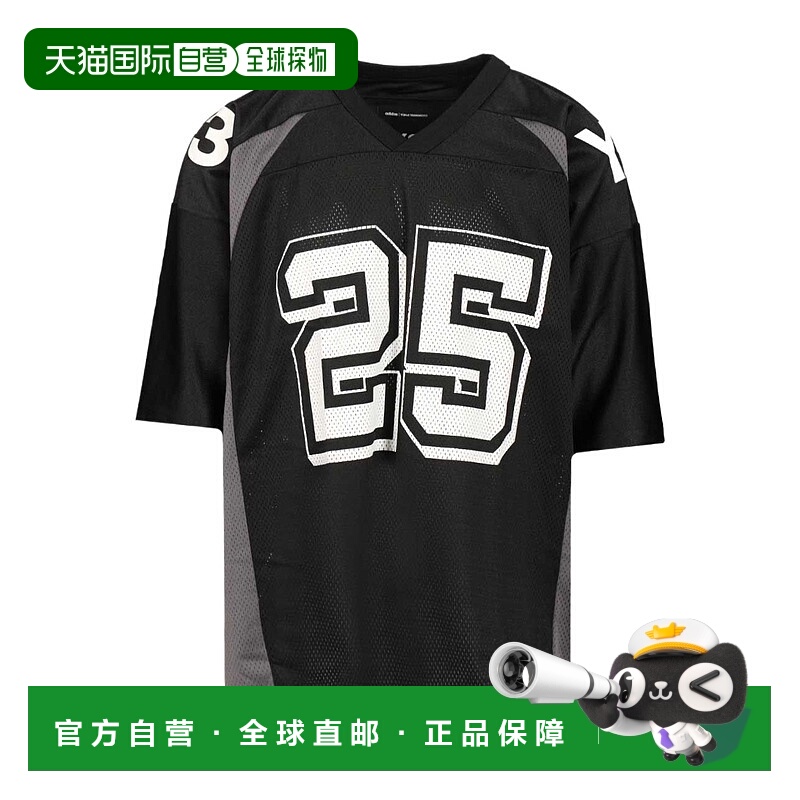 1h可退 Y-3 男士T恤 JW6997 AW2025 黑色 圆领T恤