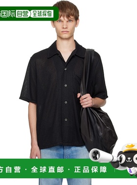 1h可退 潮奢 Our Legacy 男士 黑色 Box 短袖衬衫 M2202BB