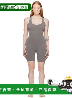 1h可退 潮奢 SKIMS 女士 灰色 Outdoor Mid Thigh 连身裤 OSMDT37