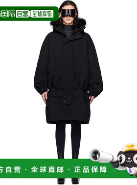 1h可退 潮奢 032c 女士 黑色 OSL2BER Dropped Waist 大衣 F24MRW