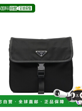 PRADA 男士单肩包 2VD0772DMHF0002VOOO AW2025 黑色斜挎包手提包