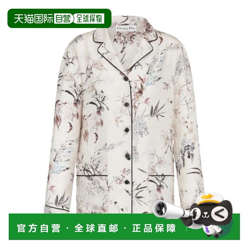 1h可退 DIOR 女士外套 541V33A6267X0823 SS2025 花色 长袖印花衬