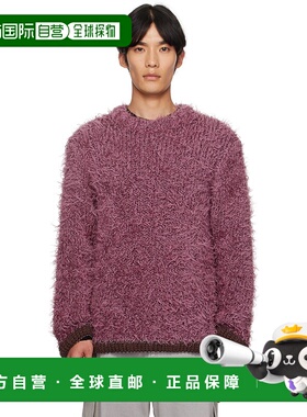 1h可退 潮奢 Sacai 男士 紫色 Furry 针织衫 2503838M