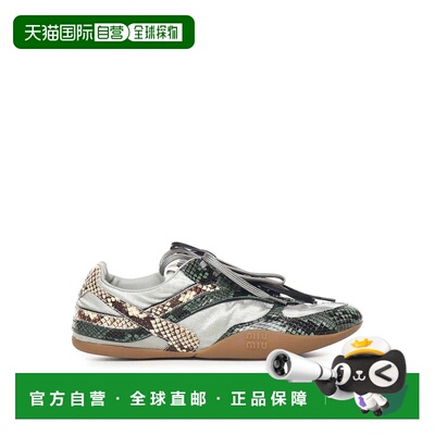 MIU MIU 女士运动鞋 5E428E3ZL4F04UJ AW2025 浅灰色