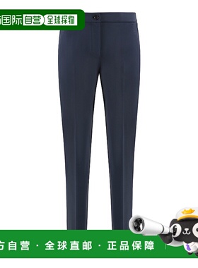 PINKO 女士休闲裤 104926A0HMG82 SS2025 深蓝色 Viscose blend t