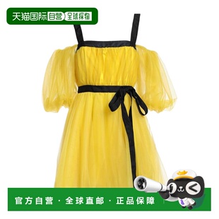 潮奢 Pinko 品高 女士 短款连衣裙 yellow黄色 舒适时尚