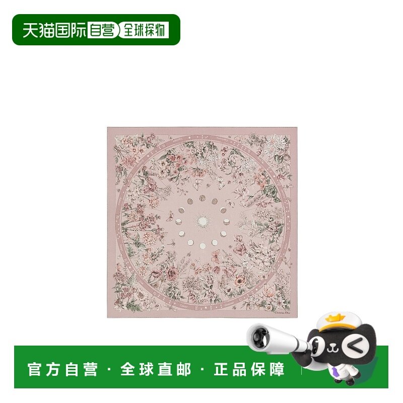 DIOR 女士围巾 55FWC090I603C435 AW2025 花色 Dior Astral Flowe