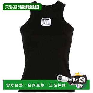 黑色 BALMAIN AW2024 DF1EB045BC49EAB 复古PB刺绣背心 女士衬衫