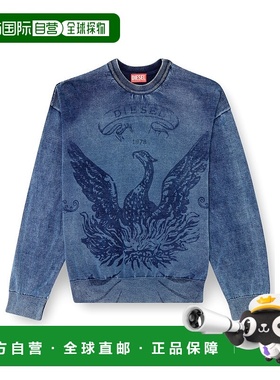 DIESEL 男士针织毛衣 A194810BJBS8AT AW2025 蓝色 Diesel Sweate