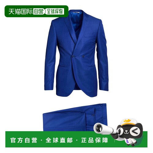 Canali 康钠丽 男士 西服 blue蓝色 舒适时尚