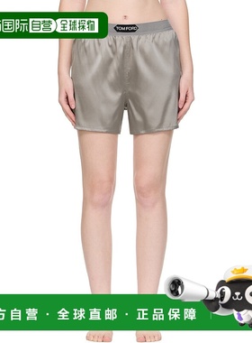 1h可退 潮奢 Tom Ford 汤姆 福特 女士 灰色 Stretch Silk Satin