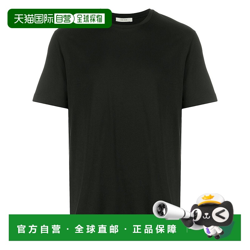 1h可退 THE ROW 男士T恤 120K291BLK AW2025 黑色 'Luke' T-shirt