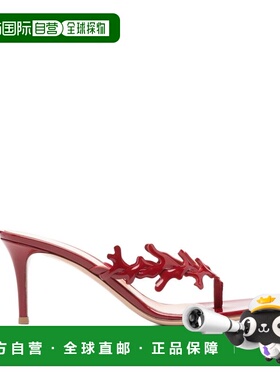 1h可退 潮奢 Gianvito Rossi 吉安维托 罗西 女士 红色凉鞋 G1015
