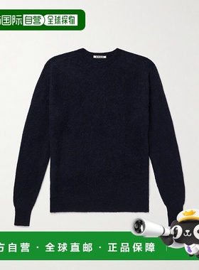 1h可退 潮奢 AURALEE 男士 婴儿羊驼毛毛衣 A24AP02AKNAVY