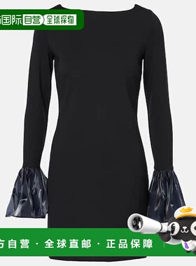 1h可退 潮奢 Staud 女士 Hawthorne 欧根纱边迷你连衣裙包臀裙