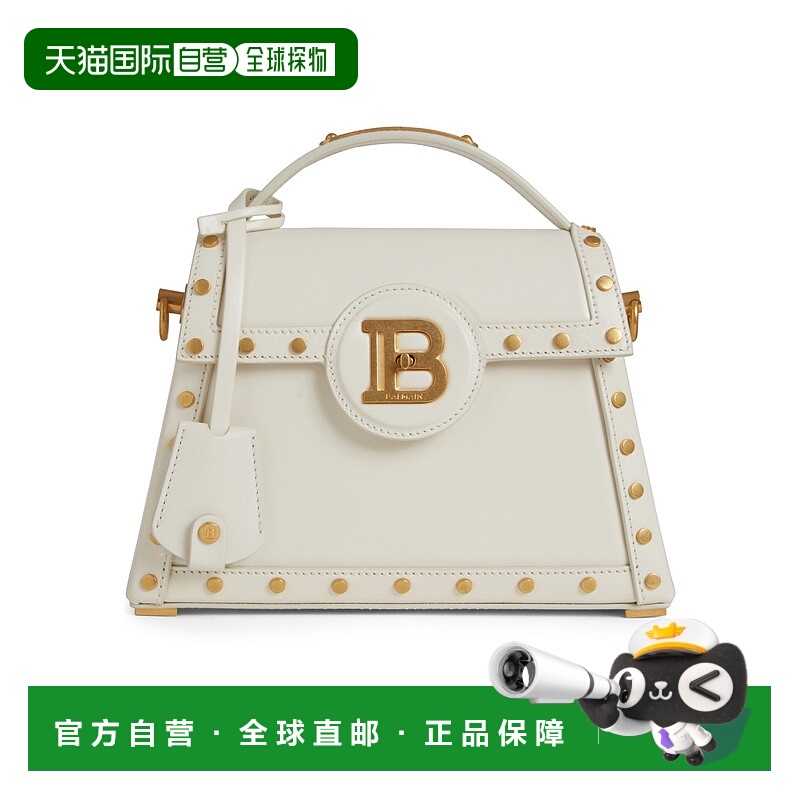 1h可退 BALMAIN 女士斜挎包 DN0DB910LRHX0DA CO 白色 B-Buzz Dyn