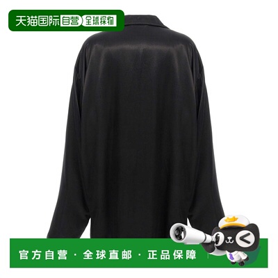 BALENCIAGA 女士衬衫 818436TLO281000 SS2025 黑色