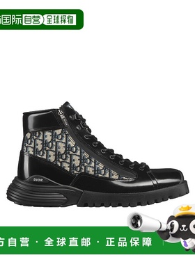 DIOR 男士靴子 3BO337ZXFH961 SS2024 黑色 COMBAT 子及踝靴男靴