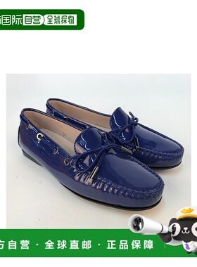 TOD'S 女士休闲鞋 XW0LU050307NFL403 AW2024 蓝色 徽标细节乐福