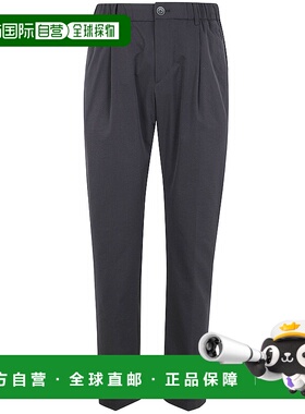 HERNO 男士休闲裤 PT000093U126849200 SS2025 深蓝色直筒裤