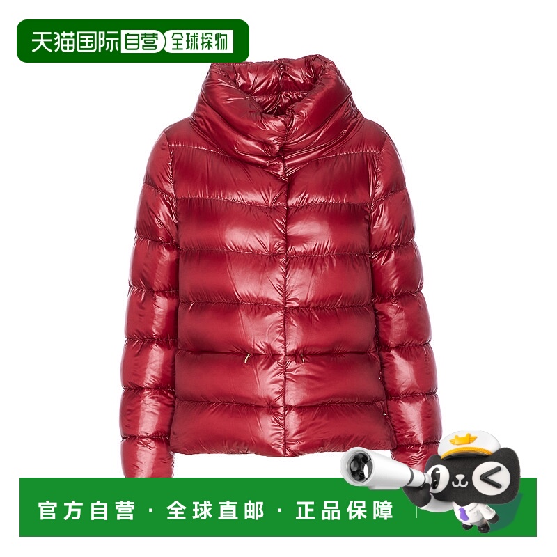 1h可退 HERNO 女士外套 PI001781D12017Z6705 AW2025 红色羽绒服