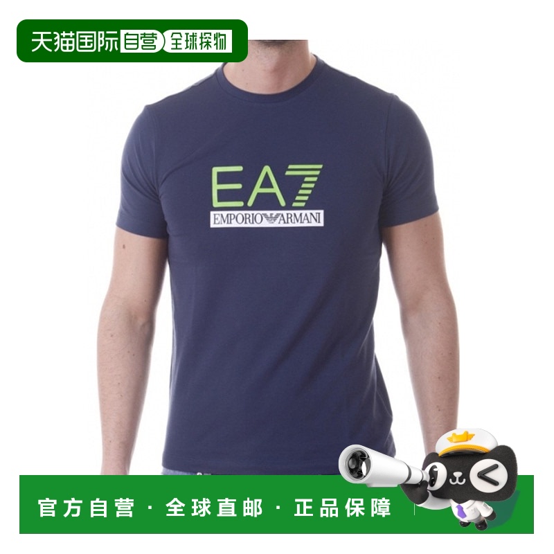 1h可退 EA7 EMPORIO ARMANI 男士T恤 3YPTM1PJ20ZBLUE SS2022短袖