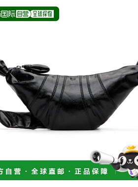 1h可退 潮奢 Lemaire 男士 黑色小号 Croissant 单肩包 BG0003LF1