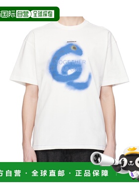 Ader Error 男士T恤 SS2025短袖 BO01SSTS0107OWOFFWHITE