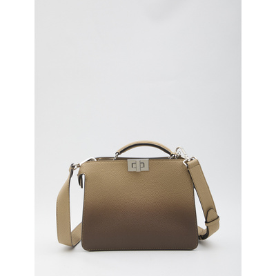 FENDI 女士斜挎包 7VA530AYEIF1U8J AW2025 棕色 Peekaboo Iseeu