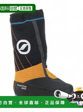 Scarpa 男士 Phantom 8000L HD 黑/亮橙 登山靴 87401L-500
