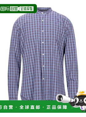 1h可退 潮奢 Alessandro Gherardi 男士 格纹衬衫