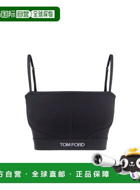 TOM FORD 女士上衣 TSJ472JEX011LB999 CO 黑色 TOP WITH LOGO BA