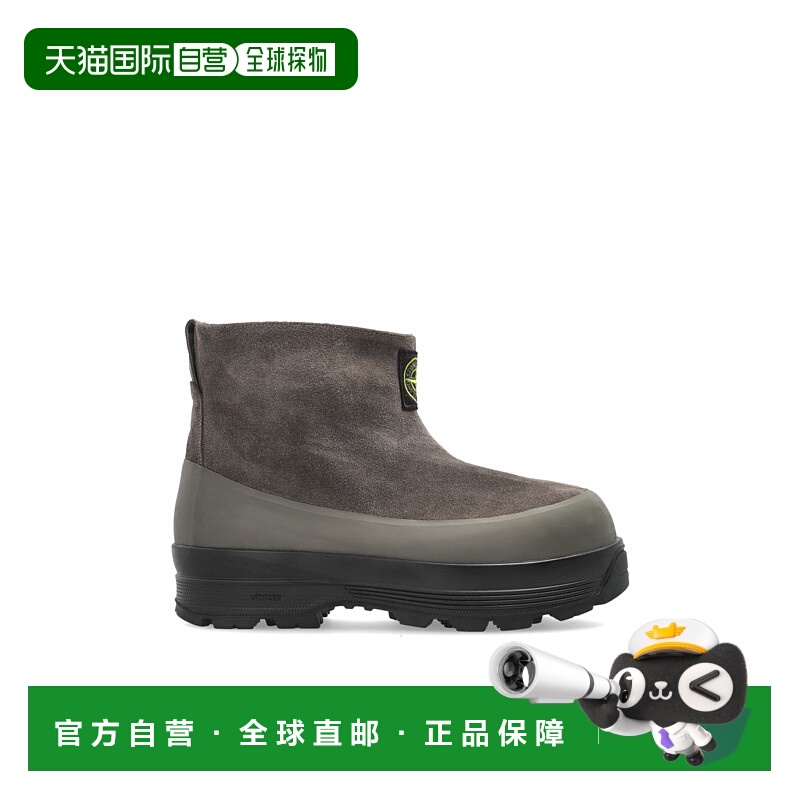 STONE ISLAND男士靴子K2SFWS100120S0172V0054皮革短靴男靴户外靴