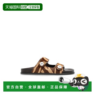 女士拖鞋 CHOO FAYENCESANDALZNCCHOCOLATEMIX JIMMY 1h可退