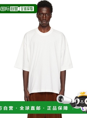 1h可退 潮奢 Studio Nicholson 男士 灰白色 Piu T 恤 PIUSNM1327