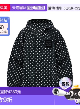 GANNI 女士夹克 A101008511173099 SS2026 黑色 Polka dot patter