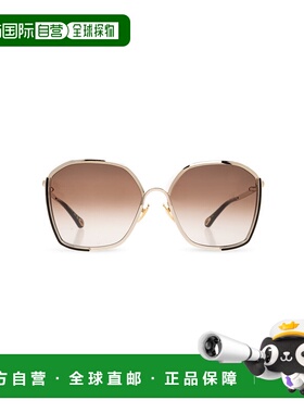 CHLOÉ 女士太阳镜 CH0288S0001 SS2025 金色 Charms sunglasses