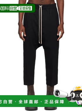 1h可退 潮奢 rick owens 瑞克 欧文斯 男士 黑色 Temple Drawstri