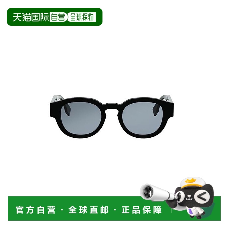 1h可退 FENDI 男士太阳镜 FE40182I01A AW2025 黑色 1OPH5CI0A