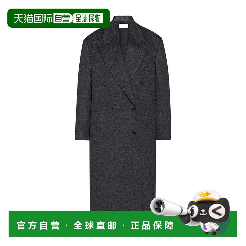 1h可退 THE ROW 女士外套 8409W2842CCM AW2024 黑色 长袖大衣