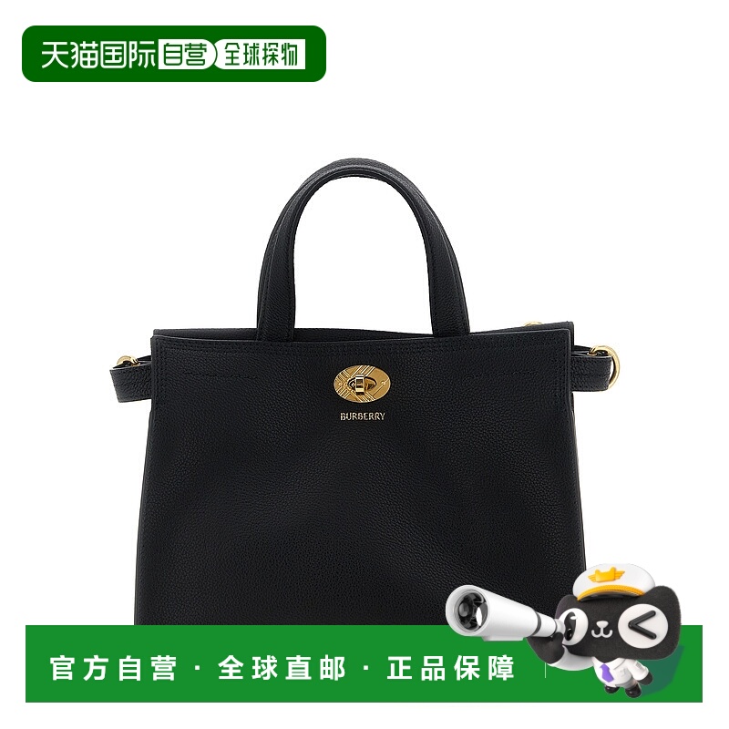 1h可退 BURBERRY 女士手提包 8111350BLACK AW2025 黑色 Cotswold