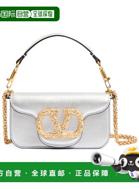 VALENTINO 女士斜挎包 WB0K53LNKGN5 SS2025 白色 徽标小号单肩包