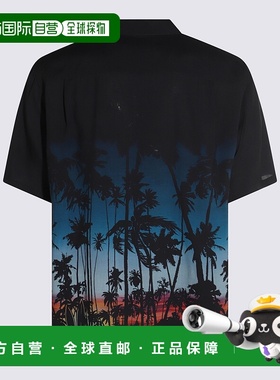 CELINE 男士衬衫 2C946D04014MC CO 红色 Hawaii shirt